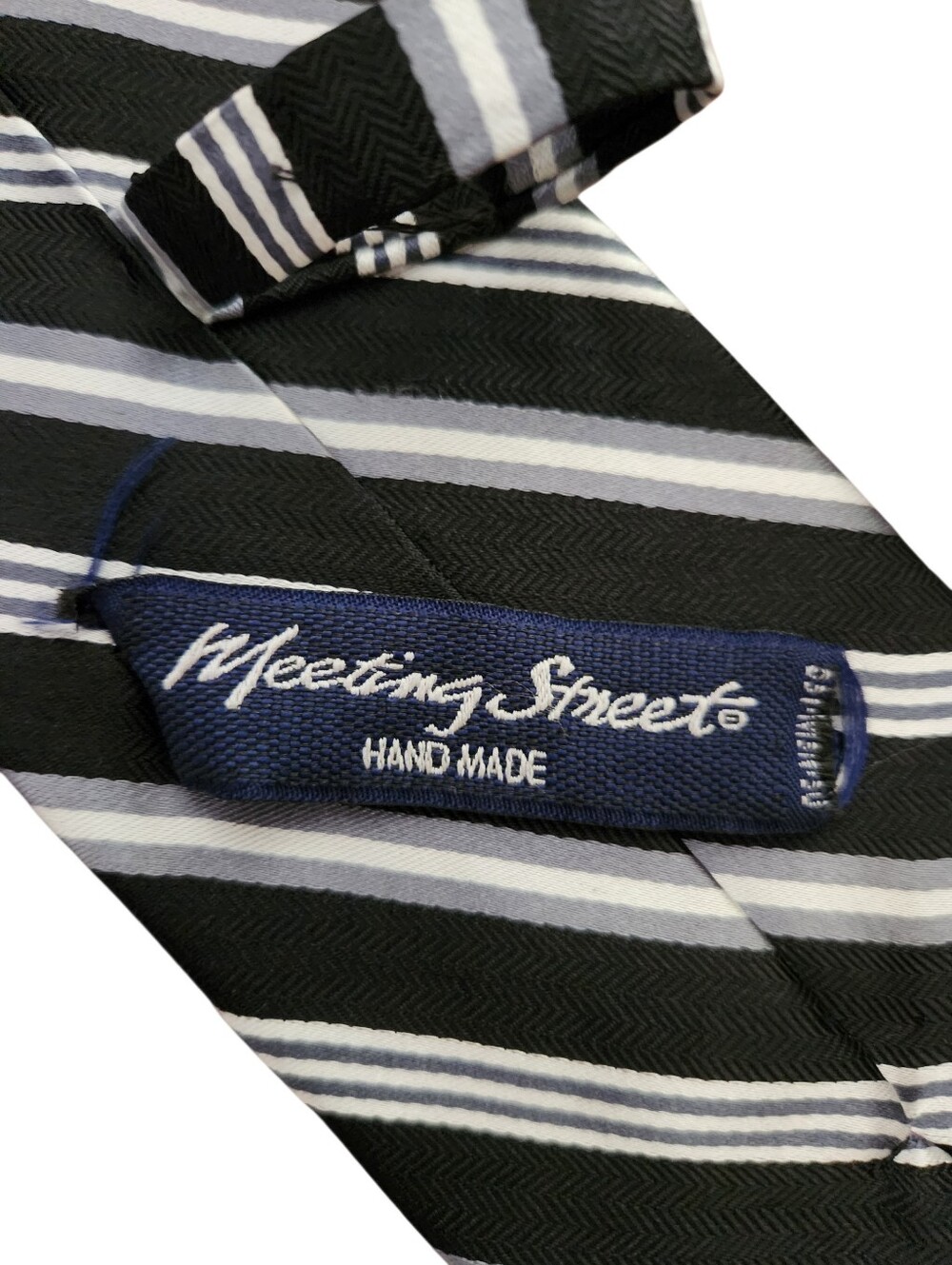 Mens Geometric Silk Blend Neckties New to Vintage Lot of 3 - Picture 3 of 7